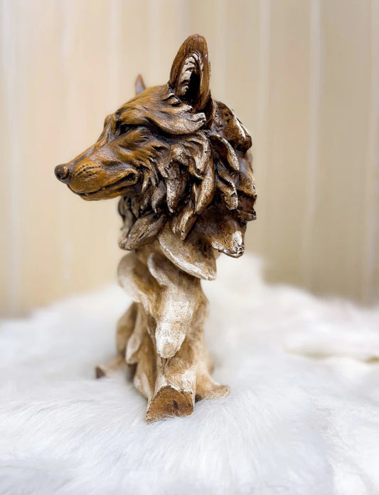 Woo Woo Wolf Sculpture