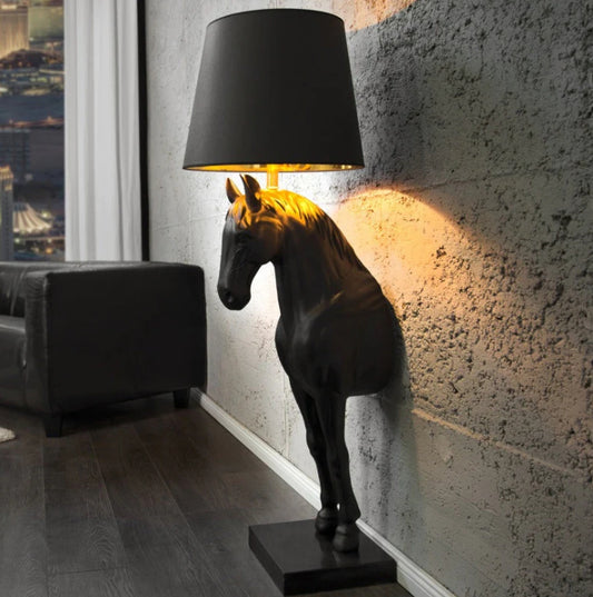 Equine Elegance Horse Tower Lamp