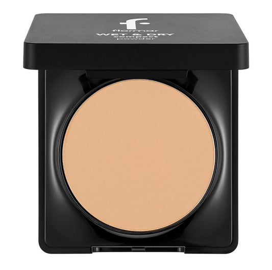 Flormar Wet & Dry Compact Powder, 010 Apricot