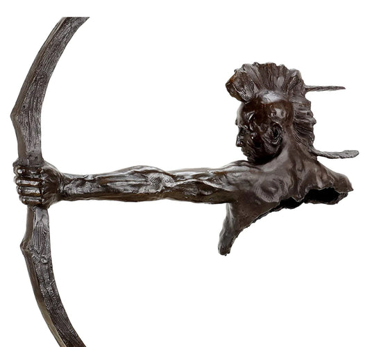 Indian Archer Warrior Sculpture